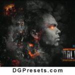 Galaxy Abstract Face Photoshop Action Free Presets Preview