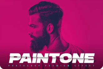 Paintone Photoshop Action Free Duotone & Painting Effects Preview