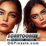 3 Vector Painting Cartoon Photoshop Action Free Download Preview