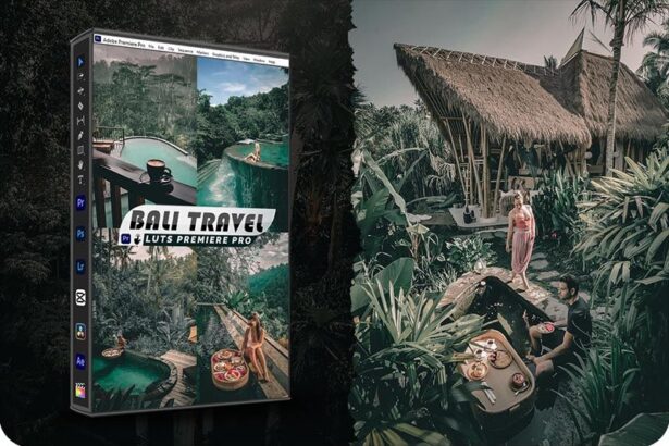 Bali Travel Presets and LUTs for Videos and Photos FREE Download Preview