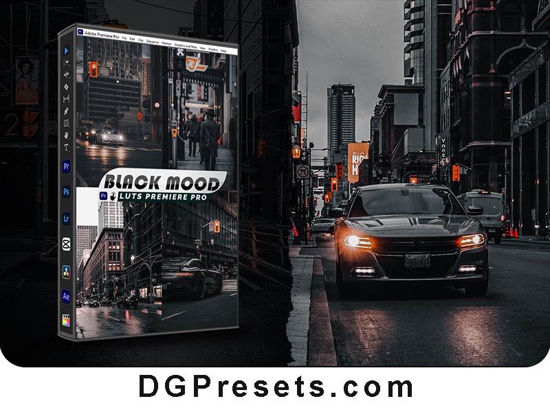 Black Mood Video and Photo Free Premiere Pro LUTs Lightroom Presets Preview
