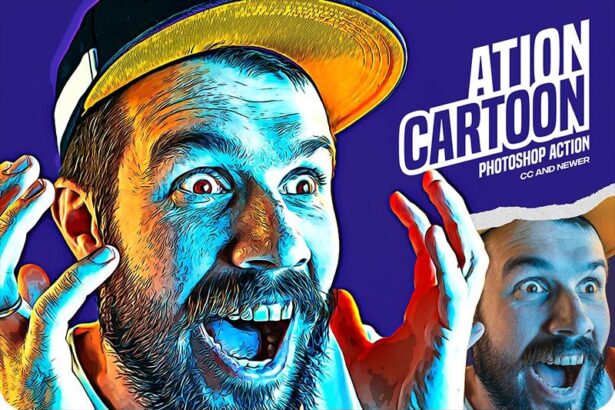 Cartoonation Photoshop Action Free Download Preview