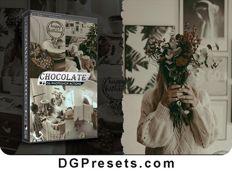 Chocolate Photoshop Actions Free Download Preview