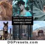 Cinematic Effect Photoshop Action and Lightroom Presets Free Download Preview
