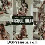 Coconut Theme Photoshop Action and Lightroom Presets Free Download Preview