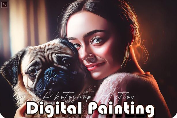 Digital Painting Photoshop Action Free Download Preview