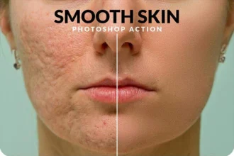Smooth Skin Retouch Photoshop Action Free Download Preview
