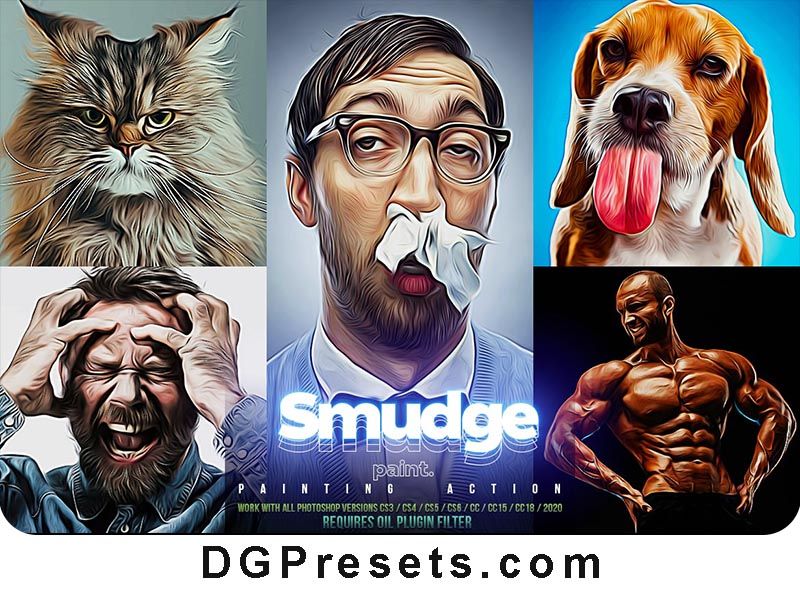 Spot Painting Photoshop Action Free Download Preview