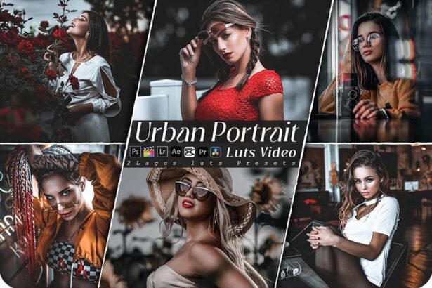 Urban Portrait Lightroom Presets and Premiere Pro LUTs Free Download Preview