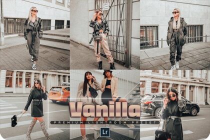 Vanilla Lightroom Presets for Mobile and PC FREE Download Preview