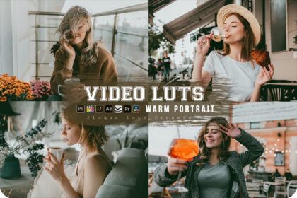 Warm Portrait Presets and LUTs Free Download for Videos and Photo Editing Preview