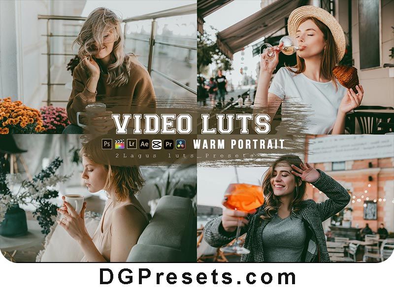 Warm Portrait Presets and LUTs Free Download for Videos and Photo Editing Preview