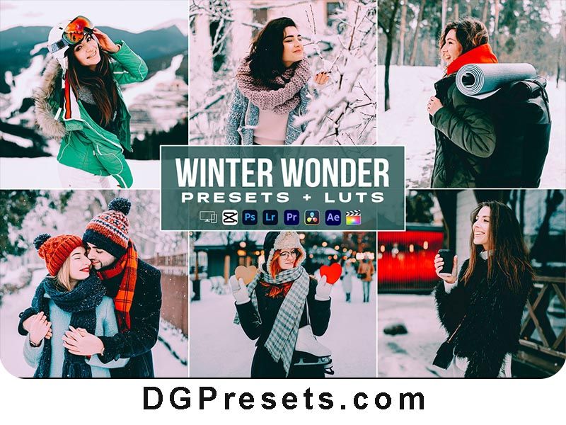 Winter Wonder Presets LUTs Videos Premiere Pro Free Download Preview