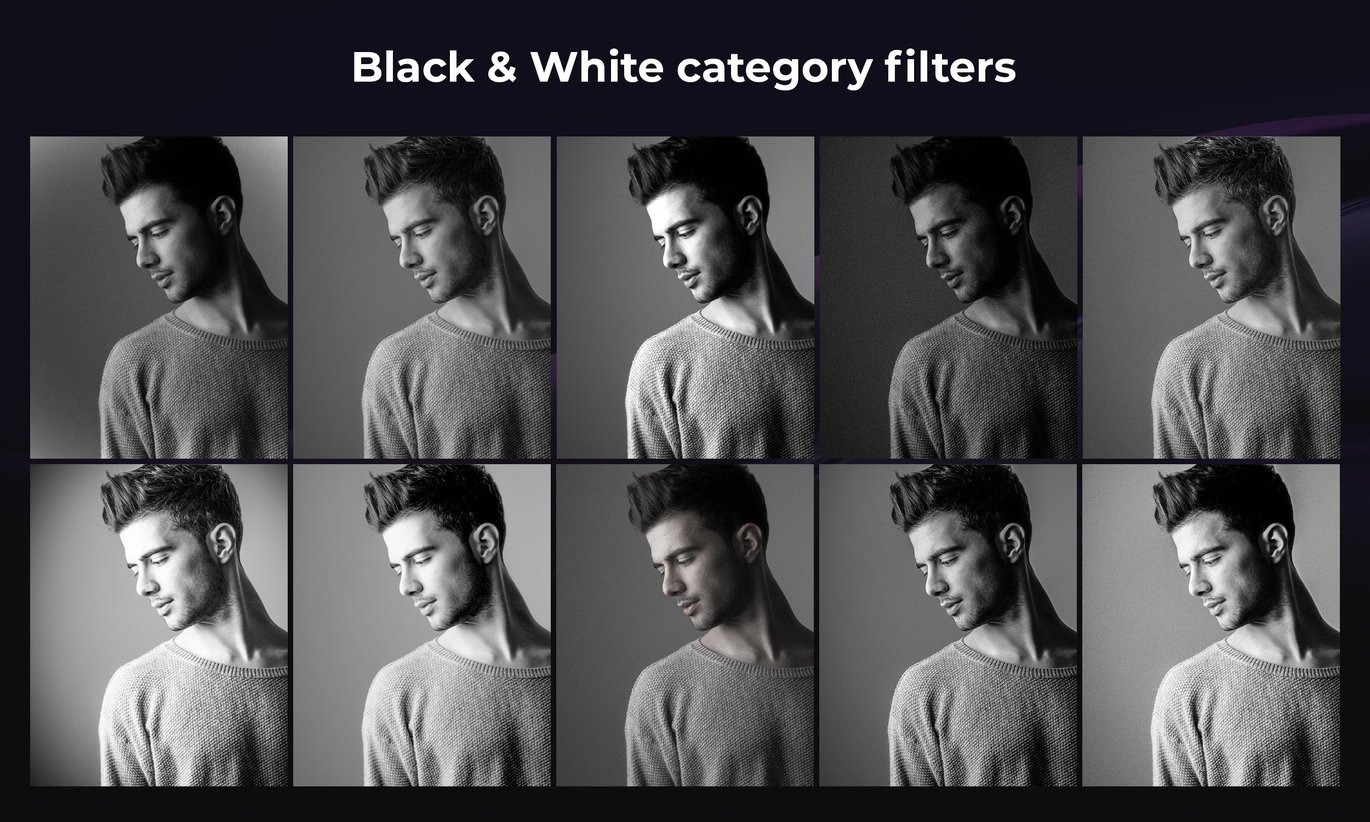 B&W Filters in Photo Lab